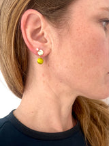 Irregular Stud Drop Earrings