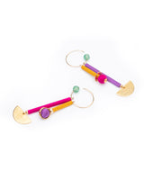 Lumi Magenta Mix Earrings