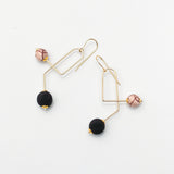 Atom Earrings Gold