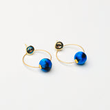 Orbital Textured Hoop Studs