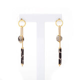 Libra Tube Monochrome Earrings