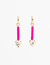 Minna Hoops Pink Dalmation