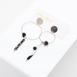 Sale Miro Monochrome Earrings Silver