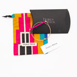 Loop Bracelet Black Gold