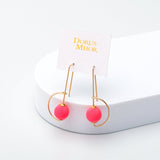 Melody Earrings Coral / Gold