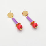 Totem Stud Earrings Gold