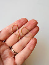 P Gold Earrings (sample)