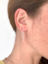 Squiggly Linear earrings