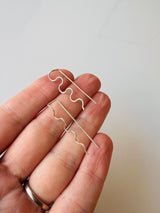 Squiggly Linear earrings