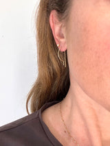 P Gold Earrings (sample)