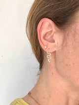 Squiggly Linear earrings