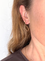 Pentagon Gold Earrings (sample)