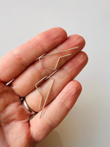 Zigzag Silver Earrings