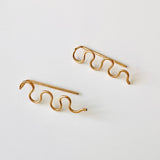 Squiggly Linear earrings
