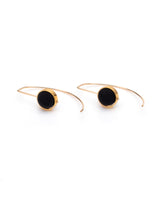 Crescent Earrings Black
