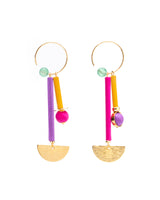Lumi Magenta Mix Earrings