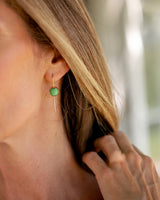 Zia Earrings Green