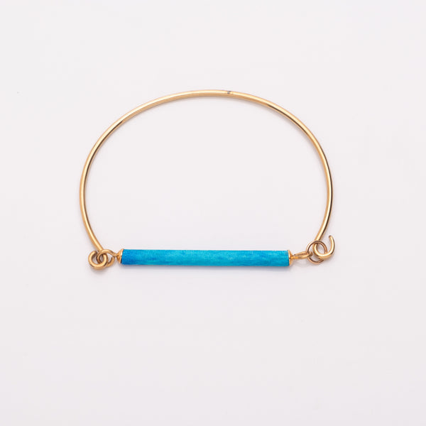 Sale Weston Gold Chord Bracelet Blue