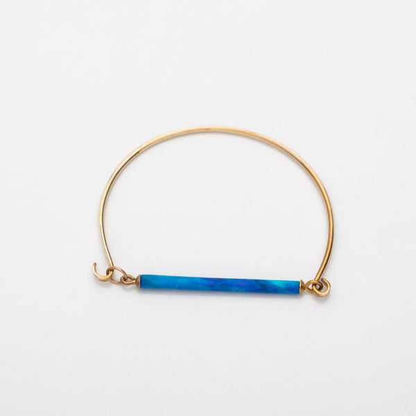 Sale Weston Gold Chord Bracelet Blue