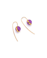Zia Earrings Purple