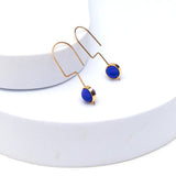 Golden Arch Ball in Cobalt blue (smaller)