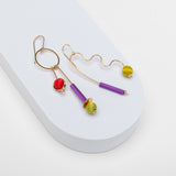 Miro Squiggle Lime / Lavender