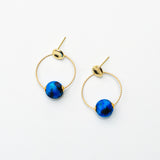 Orbital Textured Hoop Studs