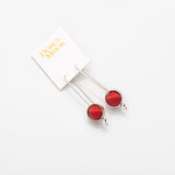 Red Stem Earrings