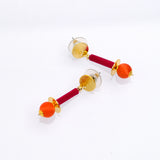 Totem Stud Earrings Gold