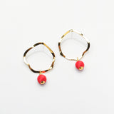 Wavy Gold Hoops