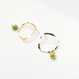 Wavy Gold Hoops