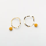 Wavy Gold Hoops