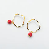 Wavy Gold Hoops