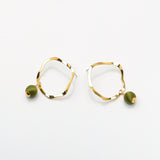 Wavy Gold Hoops
