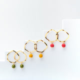 Wavy Gold Hoops