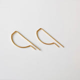 P Gold Earrings (sample)