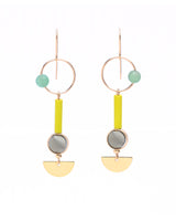 Jets Hook Earrings Neon / Sage