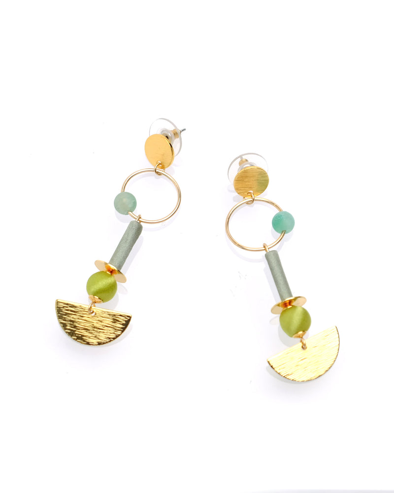 Jets Earrings Gold / Agate