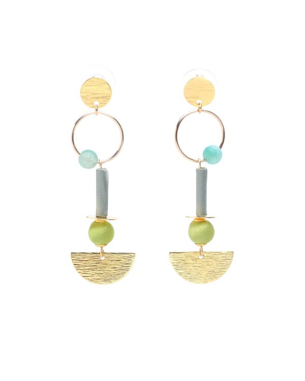 Jets Earrings Gold / Agate