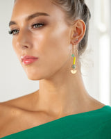 Jets Hook Earrings Neon / Sage