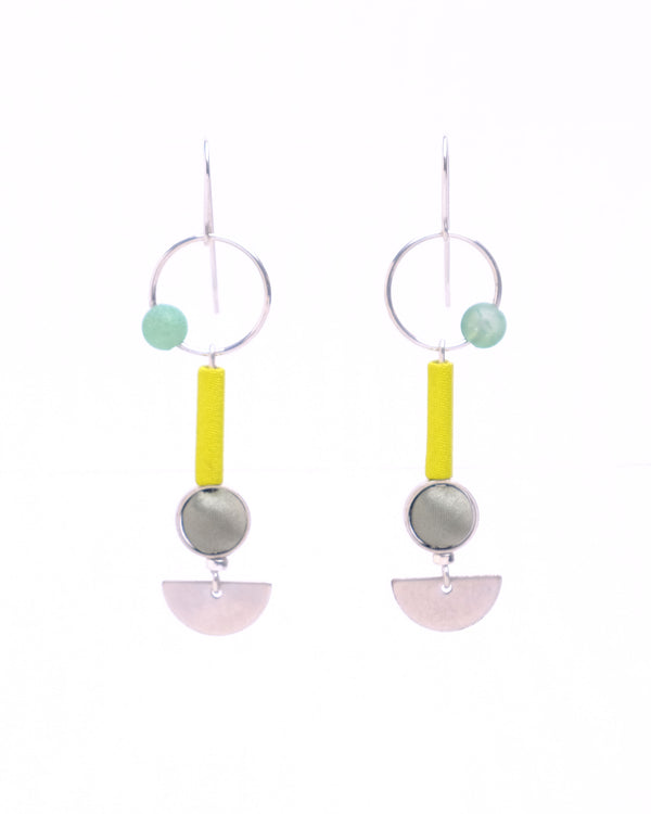 Jets Hook Earrings Neon / Sage