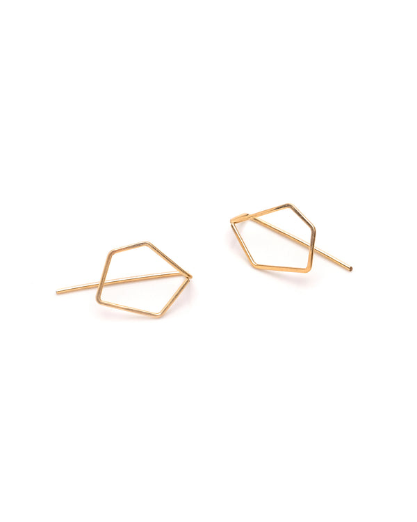 Pentagon earrings