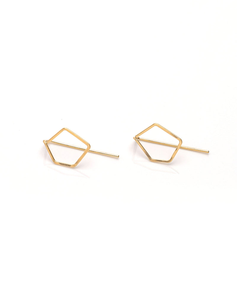 Pentagon earrings