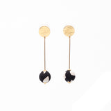 Monochrome Pin Ball Earrings